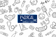 Medical |Symbols Fonts, a Symbol Font by Sirinart (Thumbnail 1 of 12)