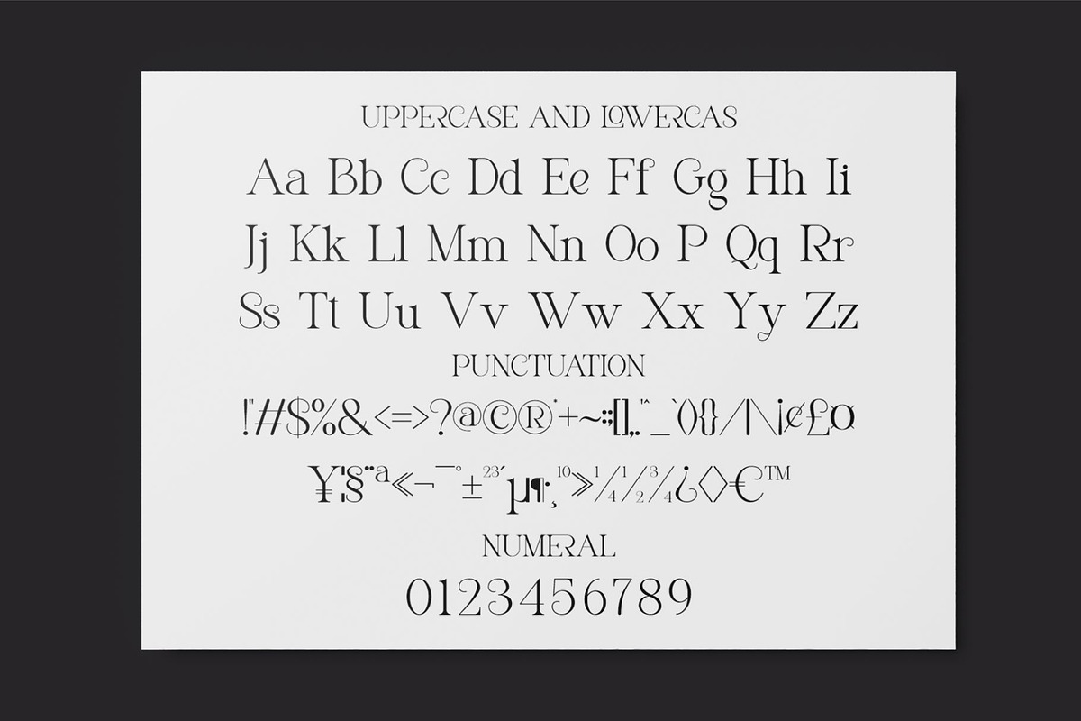 Maniefa || Elegant Serif Font, a Serif Font by Idea Studio (Photo 8 of 10)