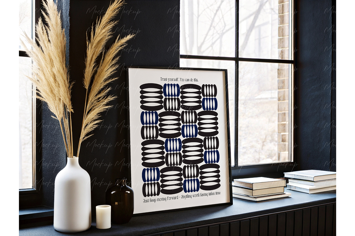 Frame in Home Interior Mock Up, a Product Mockup by TatiMockup (Photo 4 of 5)
