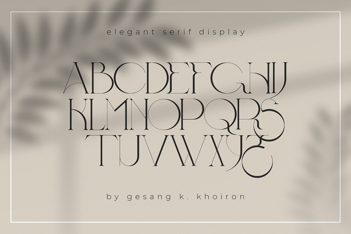 Gloestiva, a Serif Font by GesangArt Shop (Photo 2 of 3)