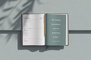 Elega - Minimal Notebook Mockups, a Books & Magazine Mockup by JafarNation (Thumbnail 3 of 11)