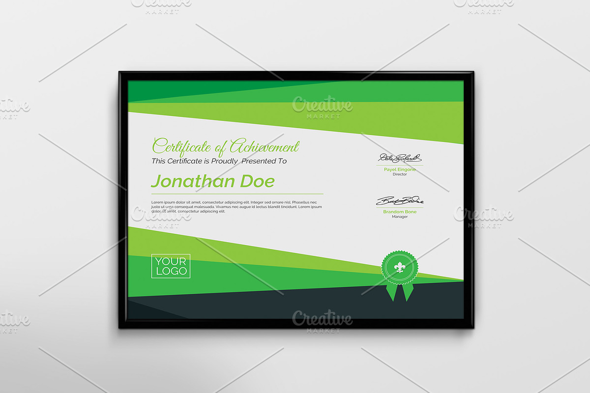 Multipurpose Certificate, a Stationery Template by Cristal Pioneer (Photo 3 of 5)