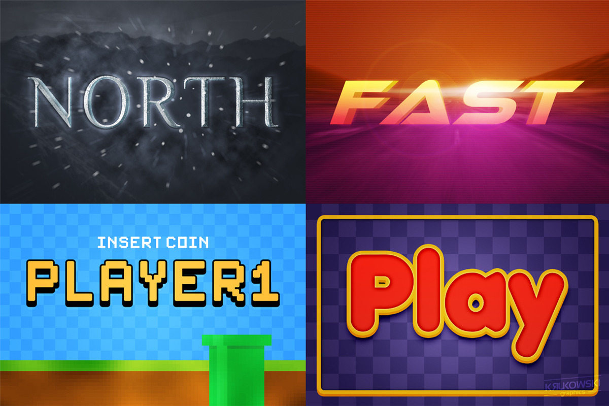 Video Games Text Effects Mockup preview 2