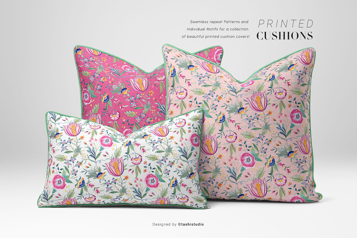 Chintz Indien Watercolour Floral, a Pattern Graphic by TSTUDIO (Photo 10 of 15)