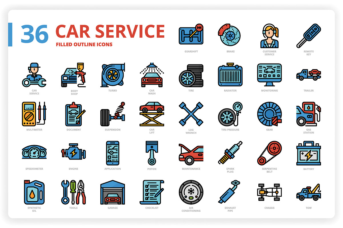 3,600 Icons x3 Styles, an Outline Icon by monkik (Photo 59 of 299)