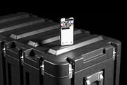 Modern iPhone Mockup PSD Template, an iPhone Mockup by East Gallery (Thumbnail 2 of 11)
