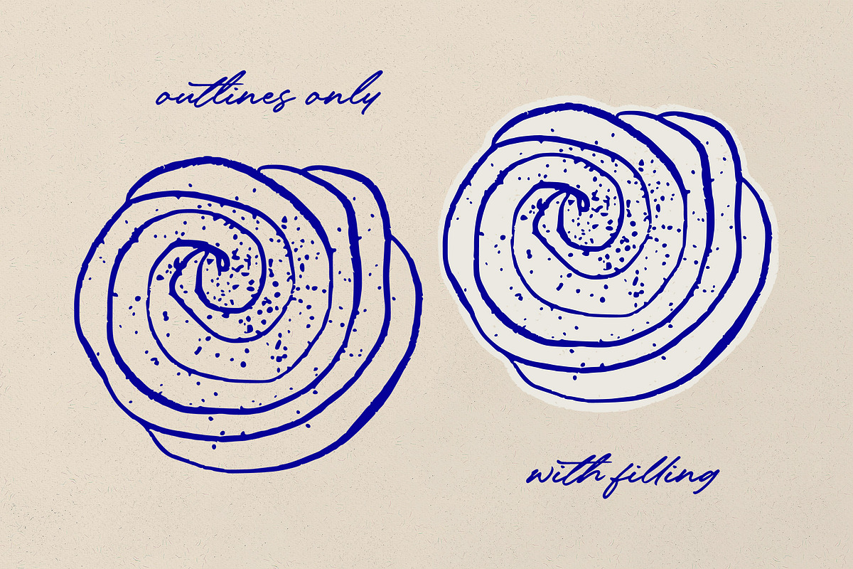 Coffee & pastries illustrations, a Food Illustration by ElenKoss (Photo 7 of 11)