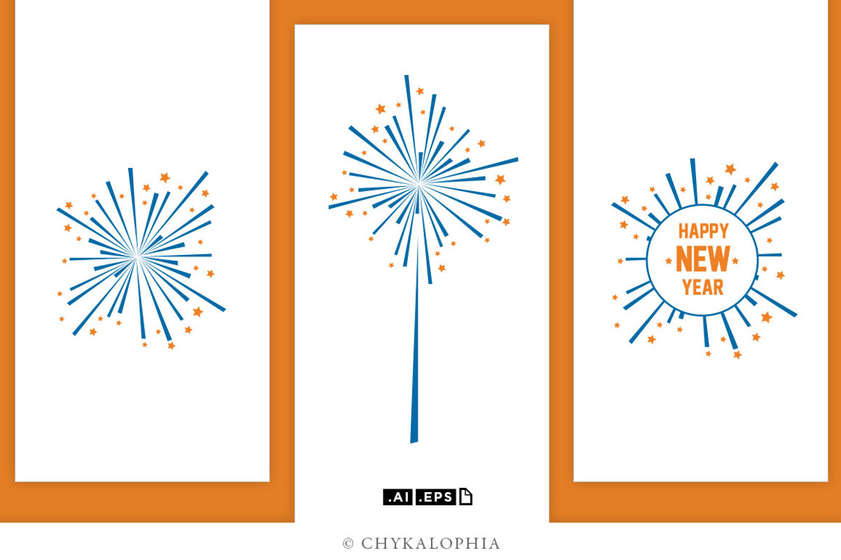 Sparklers Graphic Vector, an Illustration by theBrandLab.io (Photo 2 of 5)