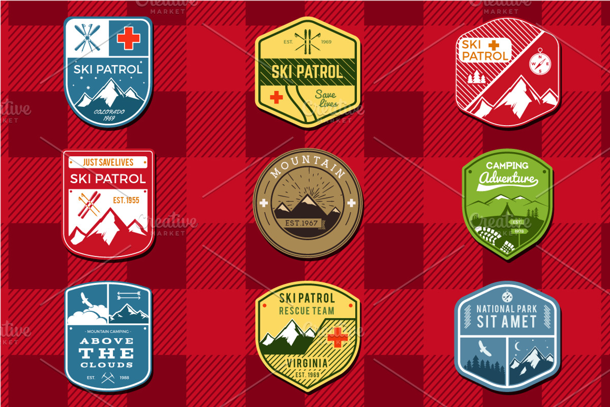 Vintage Adventure Branding Kit, a Branding & Logo Template by JeksonGraphics (Photo 9 of 55)