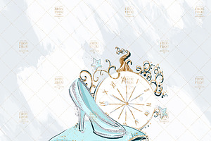 Cinderella Fairy Tale Clipart