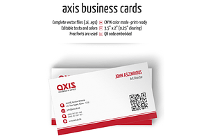 Axis Business Cards