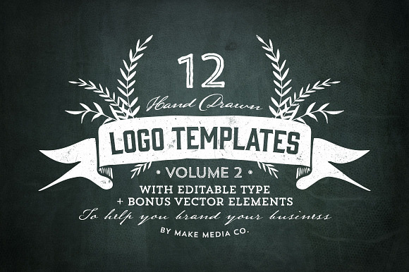 Hand Drawn Logos + Elements Vol. 2 preview 5
