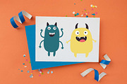 24 Cute Crazy Ugly Monster Character, an Animal Illustration by jongcreative (Thumbnail 3 of 9)