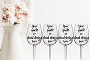 3 Pretty Floral Wine Glass Mockups, a Product Mockup by Plums Pixel Love (Thumbnail 4 of 4)