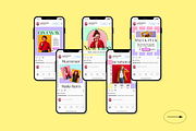 9 Pastel Colorful Instagram Template, a Social Media Template by digitalsbydepi (Thumbnail 4 of 6)