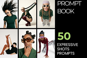 50 Expressive Shots Photo Prompts, a Person Photo by Selenique Studio