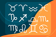 12 Zodiac Signs, a Solid Icon by UoaHH (Thumbnail 2 of 2)