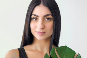 Bio skincare enjoy beauty woman leaf cosmetic, a Person Photo by Photo Drive Studio