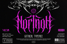Nortnoh Metal Modern Typeface