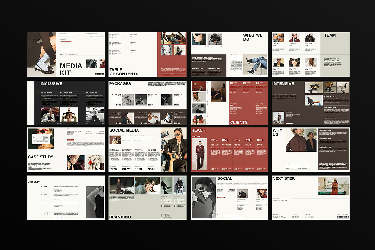 Media kit Presentation Template, a Presentation Template by ArtisanaAura (Photo 9 of 9)
