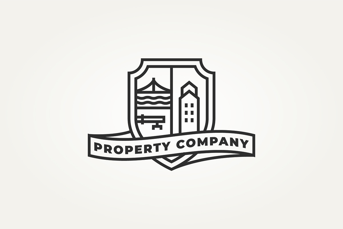 real estate property company logo, a Branding & Logo Template by Blazybone (Photo 2 of 2)