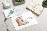 Classics of the fall, Watercolor Set, an Object Graphic by Jeanina Vlad (Thumbnail 4 of 12)