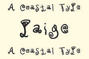 Paige – Quirky Display Font, a Handwritten Font by Wonder Shop (Thumbnail 2 of 6)