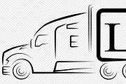 Logistic logo US version, a Branding & Logo Template by conac.danbogdan (Thumbnail 4 of 4)