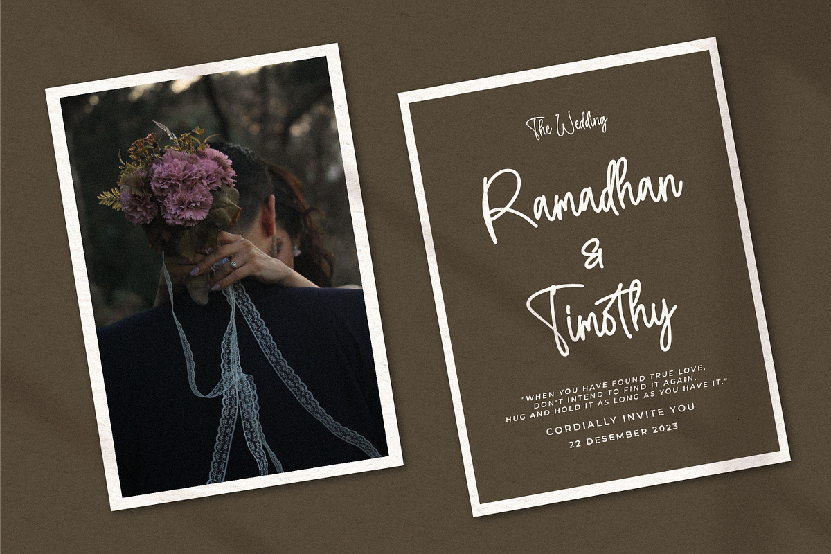 Menttally Weignota, a Script Font by Integritype Studio (Photo 5 of 15)