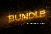 Layer Styles Bundle, a Layer Style Add-On by GothLab (Thumbnail 1 of 6)