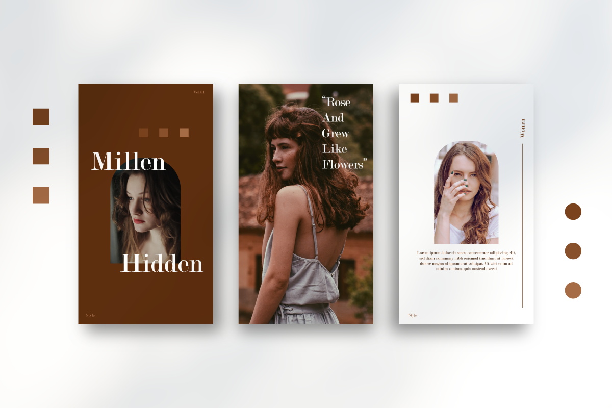 MILLEN Instagram Template, a Social Media Template by Inkofert (Photo 6 of 10)