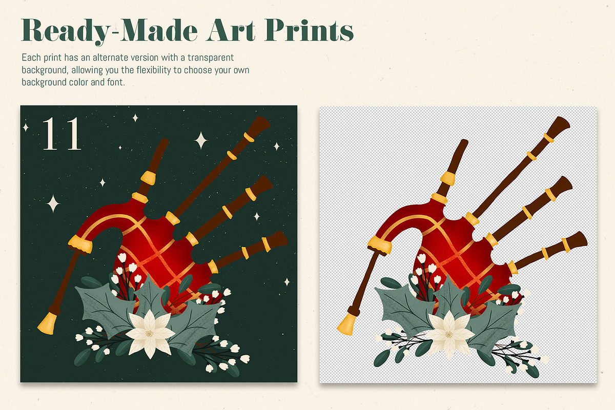 12 Days of Christmas Collection, a Graphic by The Audacious Brush (Photo 5 of 7)