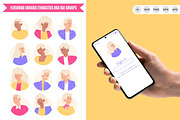 24 Inclusive Flat User Avatars, an Icon by YuskinKot (Thumbnail 3 of 4)