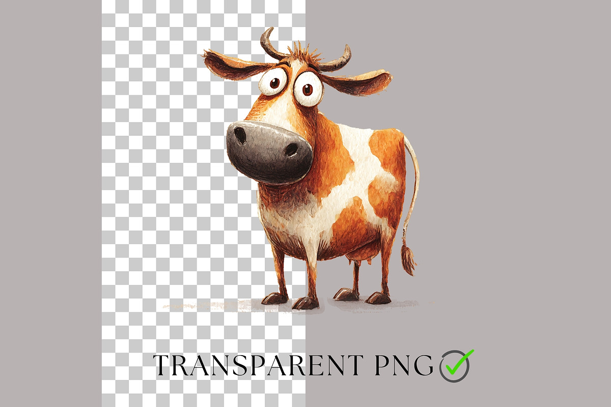 Quirky Farmhouse Clipart Bundle, an Animal Illustration by Nicole Branger Art (Photo 5 of 20)