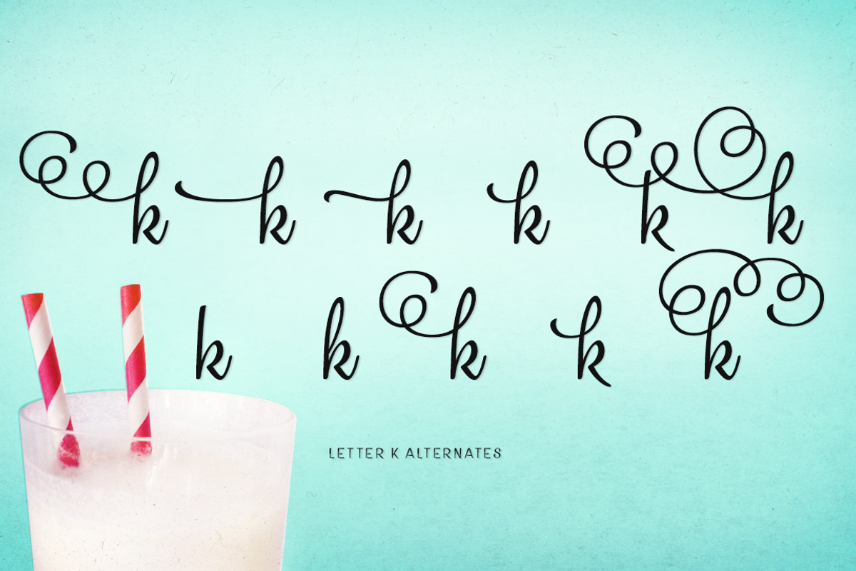 Vanilla Shot (40% off!), a Script Font by Fenotype (Photo 4 of 7)
