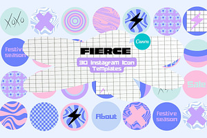 Fierce Instagram Highlight Icons