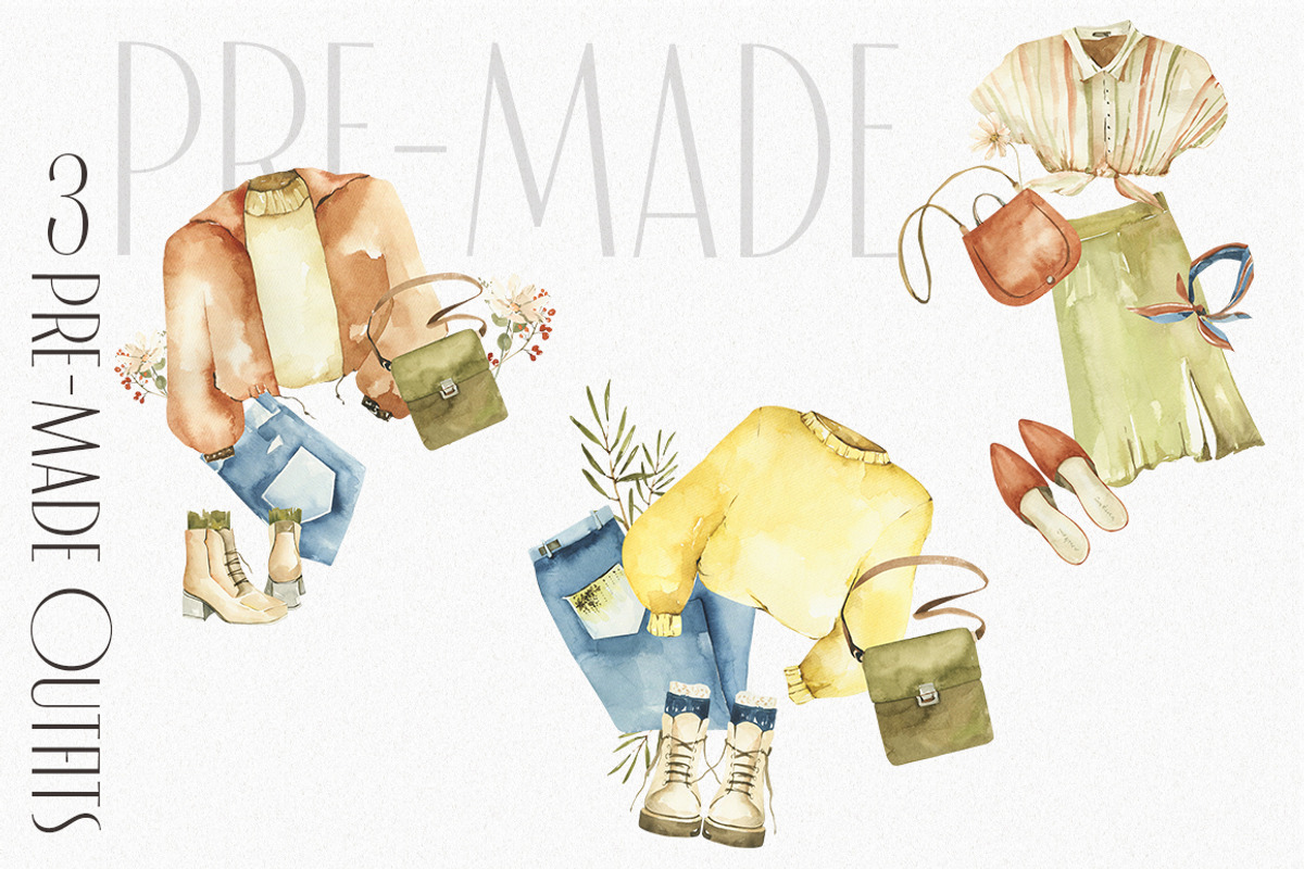 Just AUTUMN watercolor collection., an Object Illustration by ArtMaslyana (Photo 12 of 17)