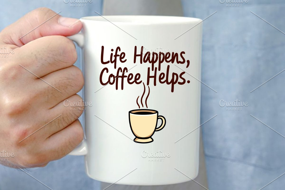 Life Happens, Coffee Helps SVG #3, an Illustration by Awieee1 (Photo 3 of 4)