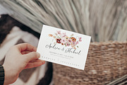 Watercolor Flowers - Dusty PINK, a Decorative Illustration by Beigetime (Thumbnail 7 of 10)