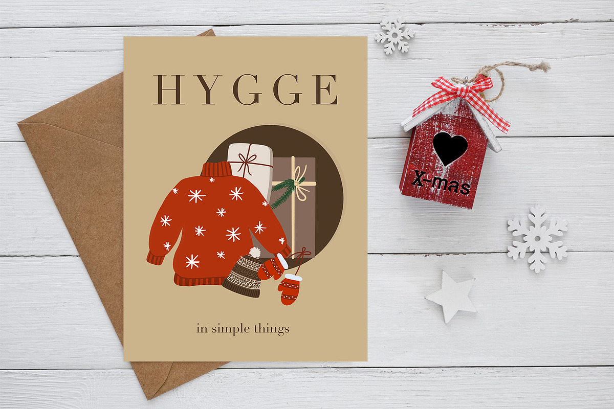 Cozy Christmas. Flat illustrations, a Seasonal Illustration by OZartRoom (Photo 11 of 12)