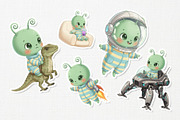 Cheerful Alien Kid Cute Character, a Technology Illustration by Gohsantosa (Thumbnail 4 of 4)