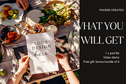 Summer Picnic 5x7 Mockup – PSD, a Mockup by PhoebeCreates (Thumbnail 2 of 5)