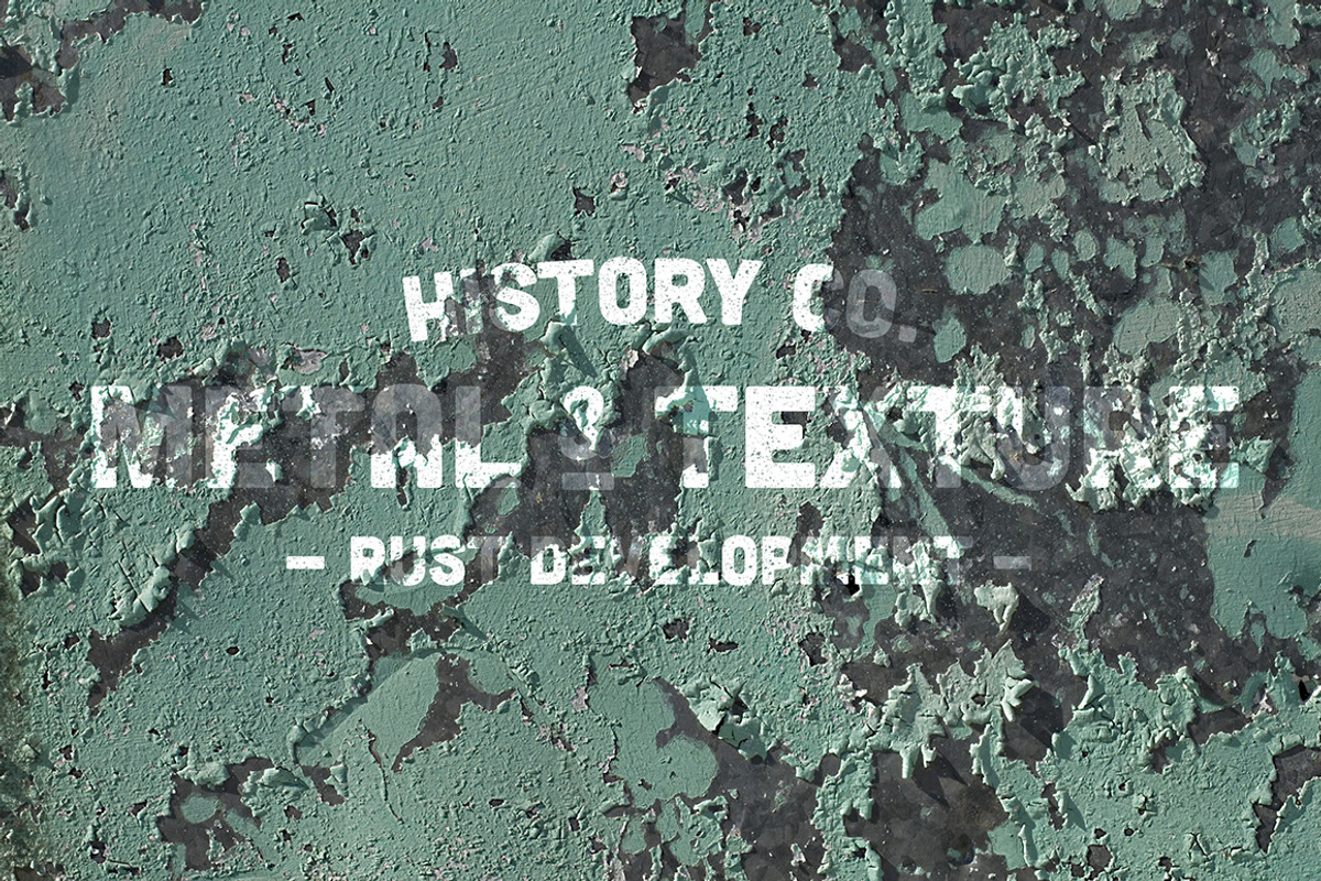 8 Rust Metal Overlay Textures Mockup preview 3