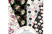 Office Supplies Paper Pack, a Pattern Graphic by HeidiCIllustration (Thumbnail 3 of 5)