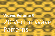 Waves Vol. 5 | 20 Vector Patterns, a Pattern Graphic by invisiblelayer (Thumbnail 1 of 6)
