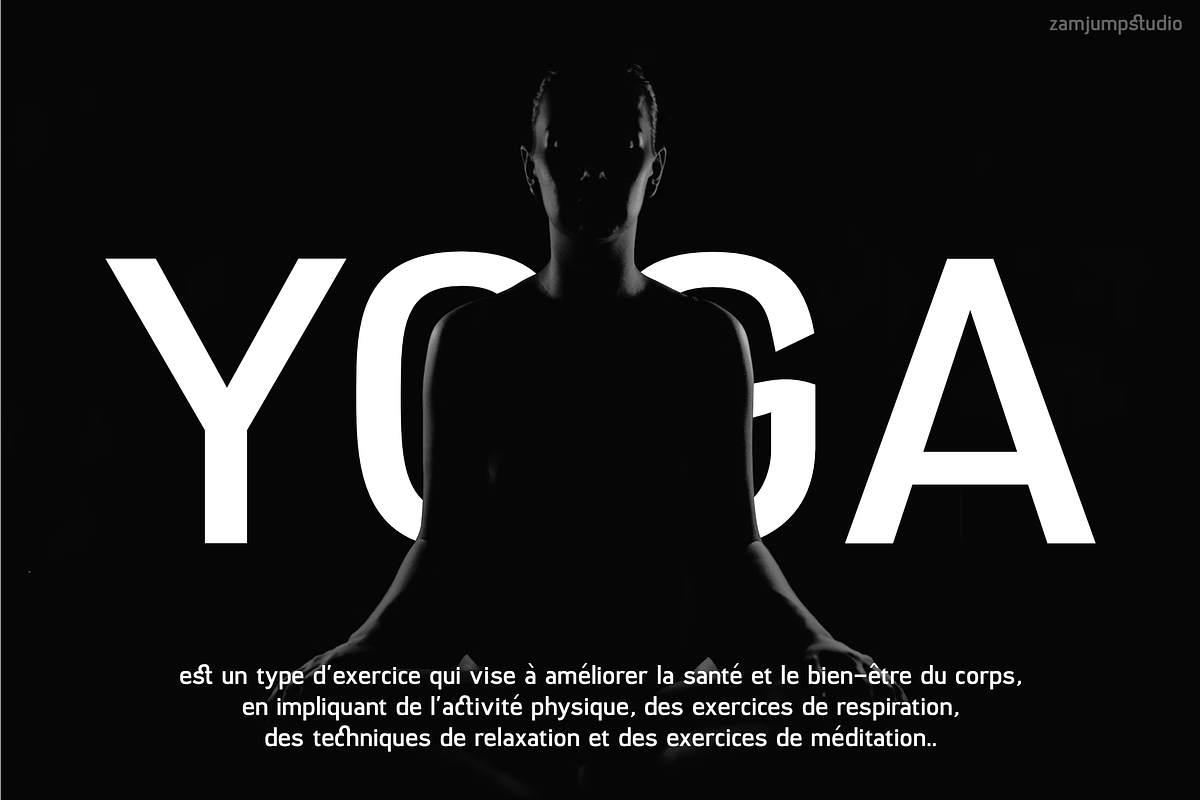 Bricensa - Modern Sans Serif Display, a Sans Serif Font by zamjumps (Photo 2 of 12)