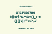 Salmont - Black Art Deco, a Sans Serif Font by Versetype (Thumbnail 11 of 12)