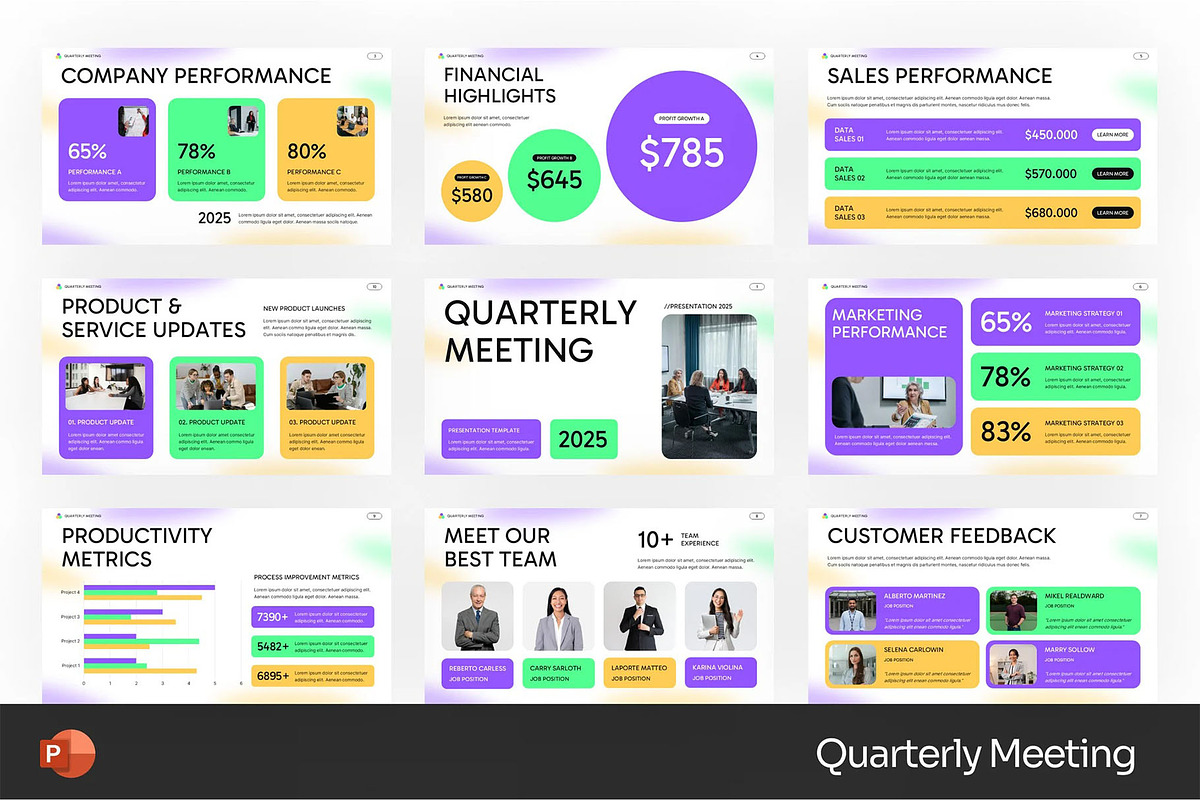 Quarterly Meeting Powerpoint