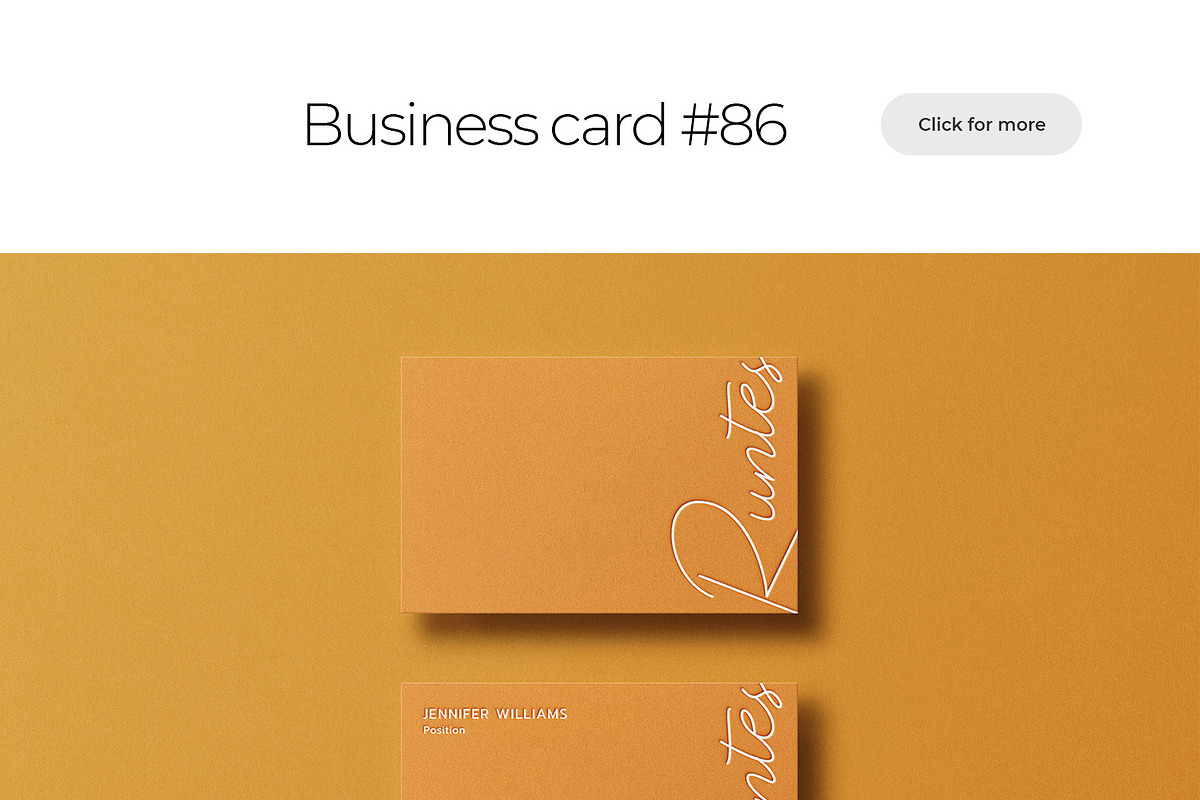 Business Card Mockup Template Bundle, a Business Card Template by PrintPixel (Photo 19 of 104)