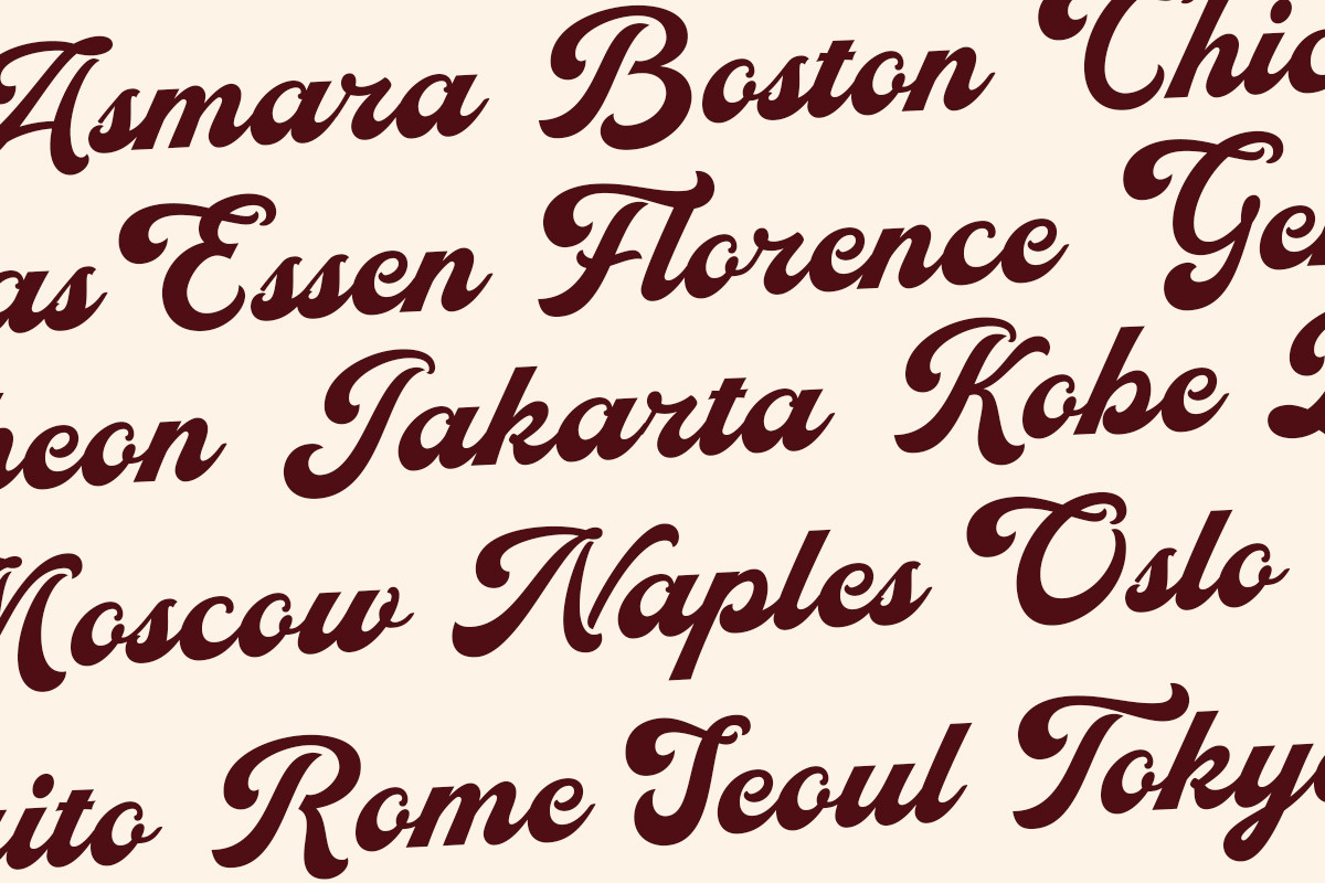 Midesto - Versatile Script, a Script Font by Letterhend Studio (Photo 6 of 10)